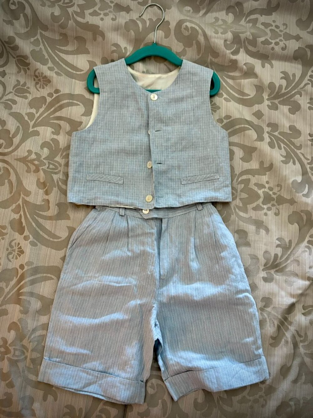 Boys Italian vest & short set